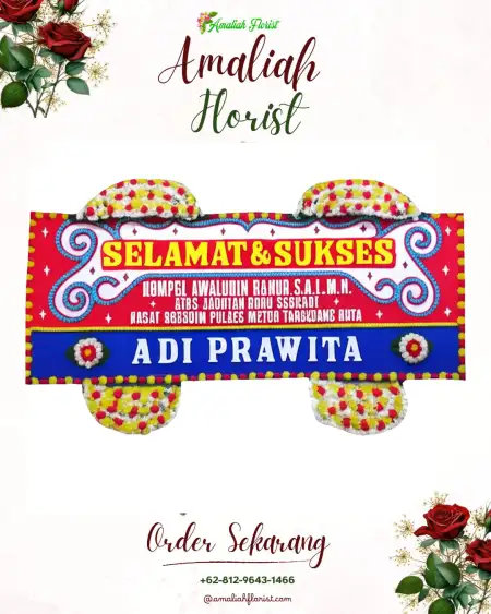 Papan Bunga Ucapan Selamat Silago